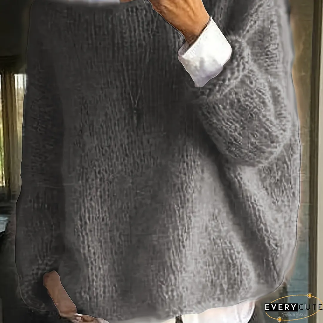 Edgy and snug Sweater