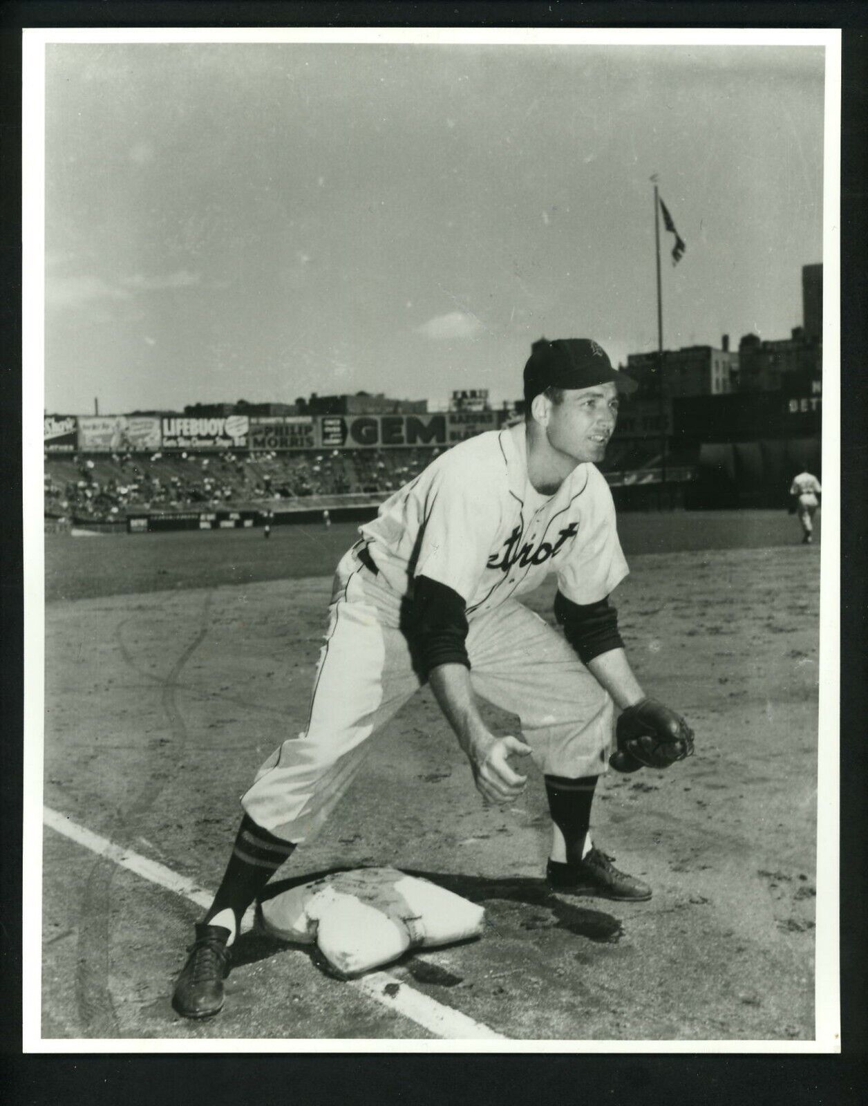 George Kell National Baseball Library Cooperstown Press Photo Poster painting Detroit Tigers