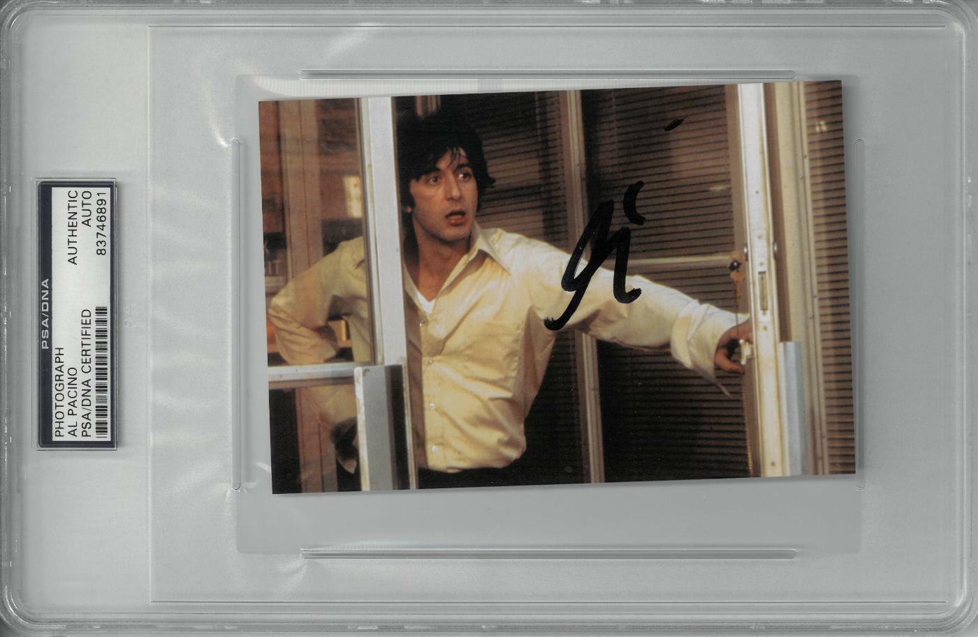 Al Pacino Signed Dog Day Afternoon Autographed 4x6 Photo Poster painting Encap PSA/DNA #83746891