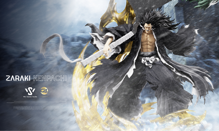 C4 Studio & Win Shares Studio - Bleach Thousand-Year Blood War Zaraki Kenpachi 1/6 Statue(GK) -