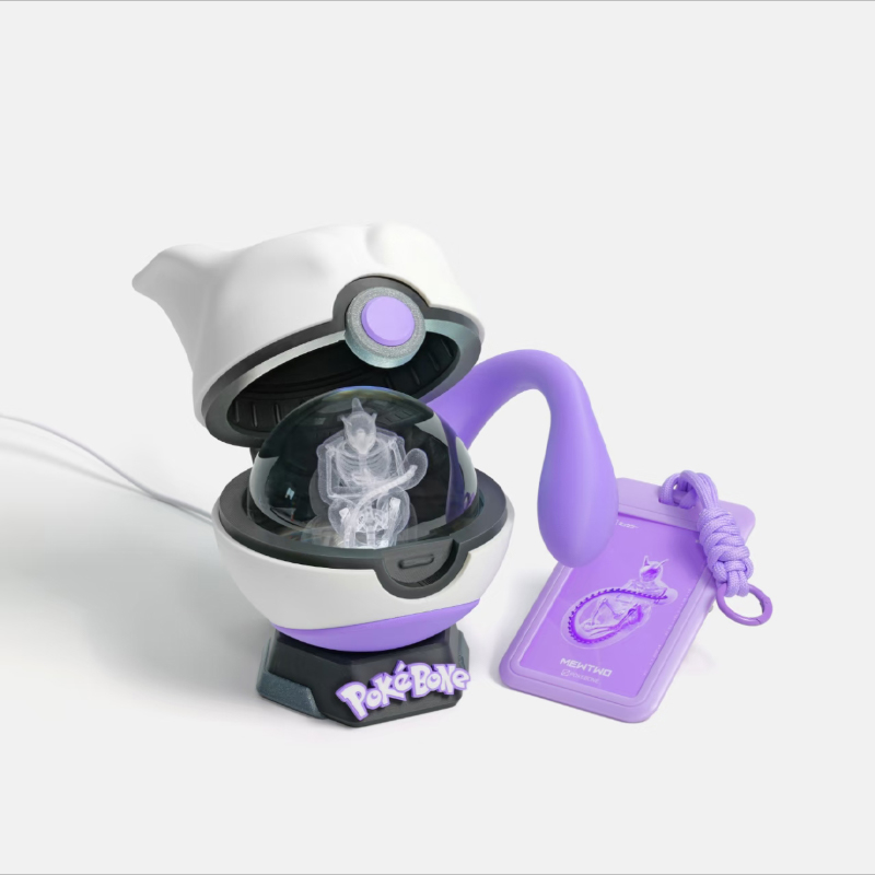 Mewtwo Skeleton Crystal PokéBall Set