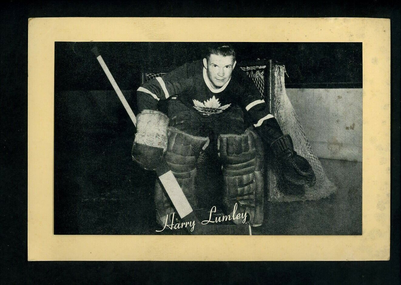 # 420 Harry Lumley 1944-63 Beehive Group 2 Photo Poster paintings Toronto Maple Leafs