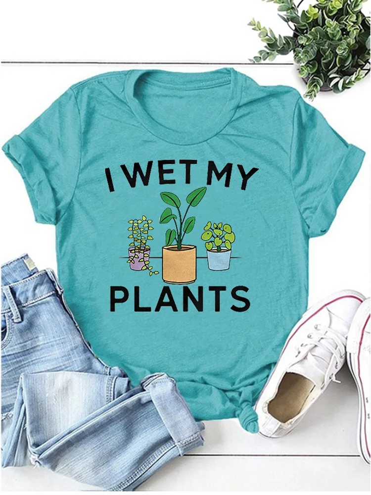 Bestdealfriday I Wet My Plants Tee