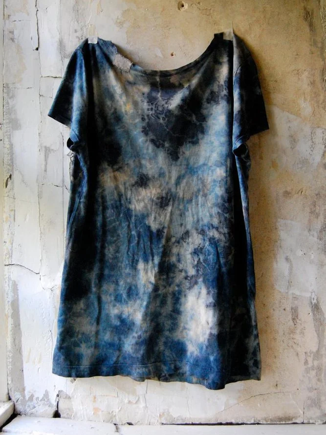 Ombre Tie-Dye Short Sleeve Shirts