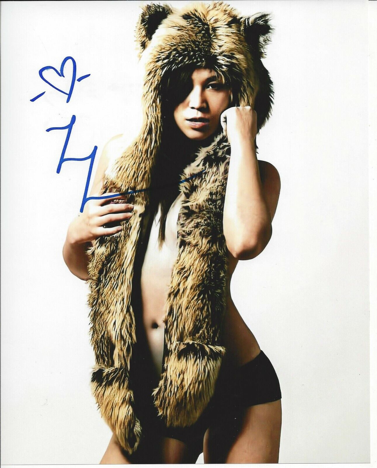 Zeda Zhang Autographed 8x10 NXT Sexy Hot AEW WWE#6