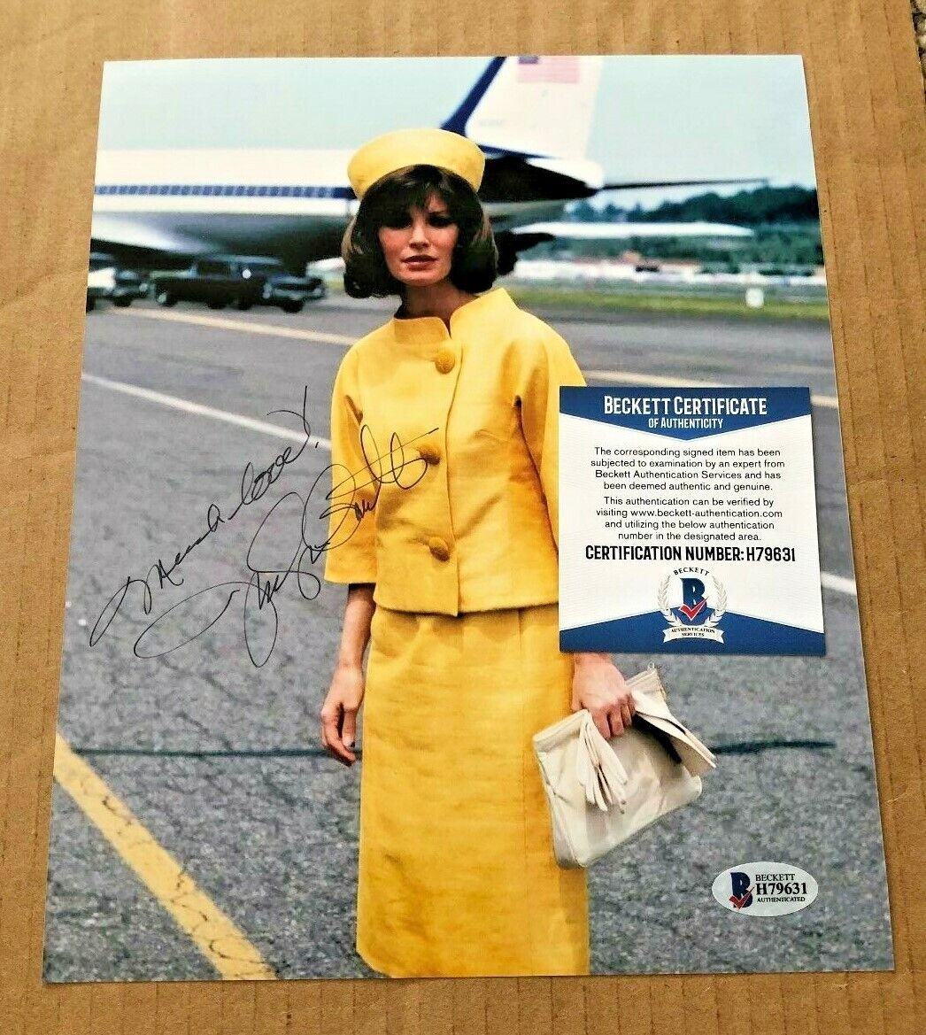 JACLYN SMITH SIGNED 8X10 JACKIE O Photo Poster painting BECKETT CERTIFIED