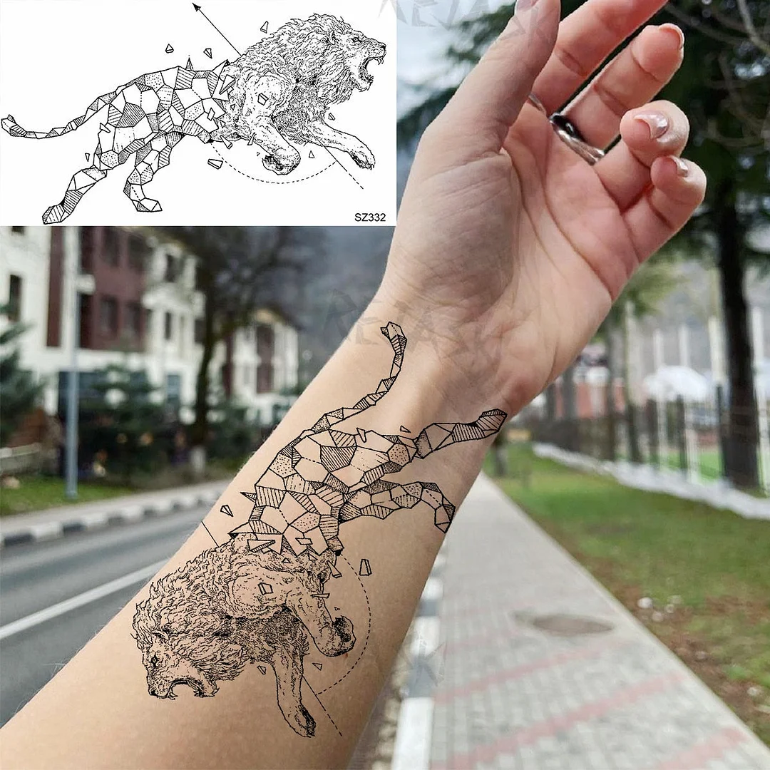 Black Little Dandelion Fashion Feet Temporary Tattoos For Women Adult Feather Spartan Realistic Fake Tattoo Body Art Tatoo Decal