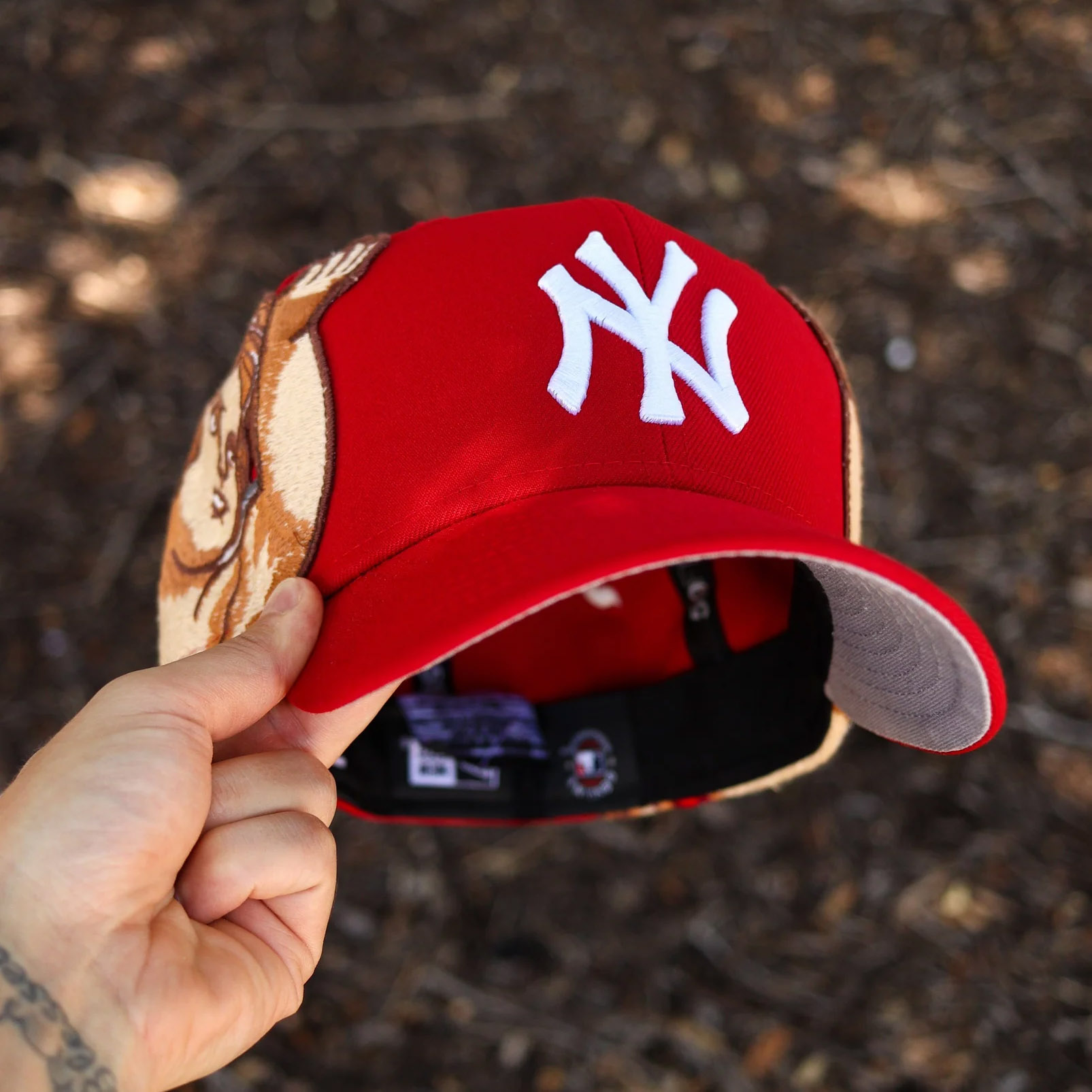 NEW ERA (RED) JON STAN YANKEES EMBROIDERED CASUAL BASEBALL CAP