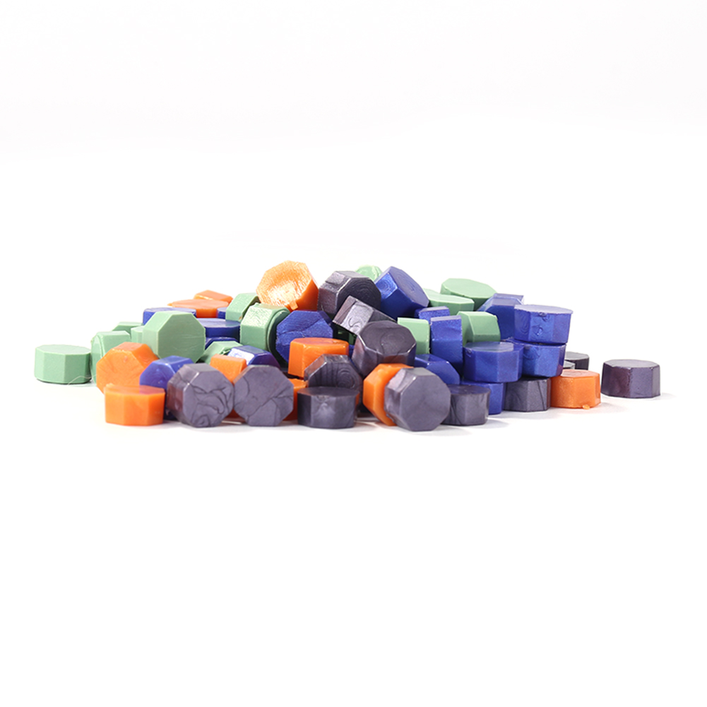 

100pcs Vintage Octagonal Sealing Wax, 501 Original