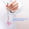 Schmetterling-DIY kreative Diamant Schlüsselanhänger