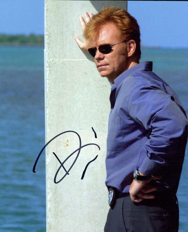 David Caruso (CSI: Miami) signed 8x10 Photo Poster painting