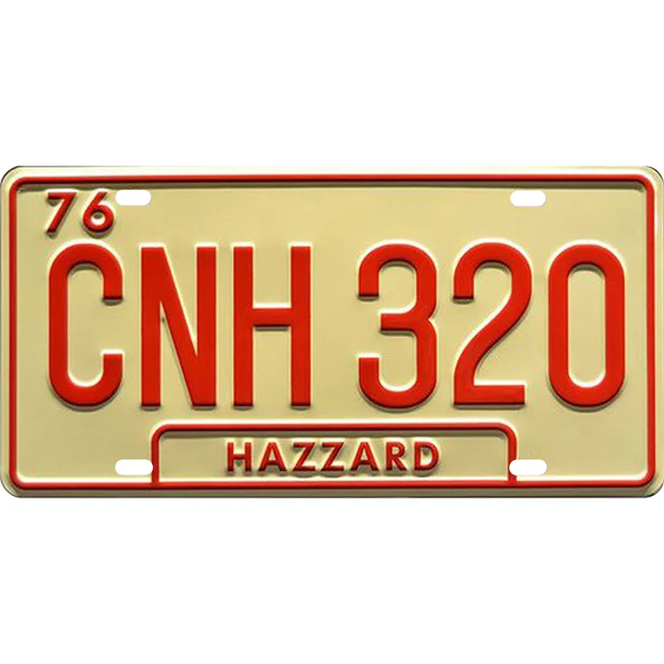 CNH320 - permis de plaque d’immatriculation de voiture ancienne - 5.9x11.8inch