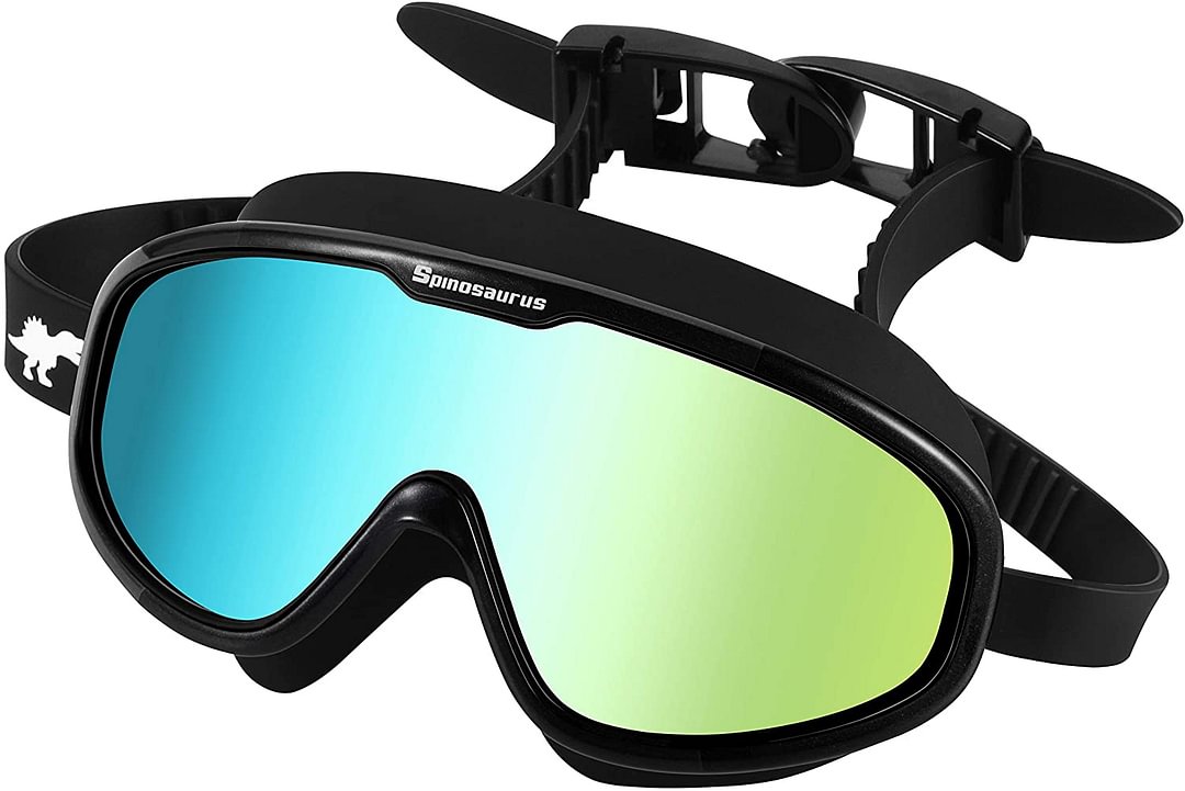 Swim Goggles, Swimming Goggles-Fashionable Anti UV Wide Frame Swim Goggles with Comfortable Water Proof