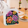 Diamond Painting Acrylic Mandala  Flower Paper Towel Storage Rack Decor