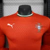 2025 Players Portugal Long Sleeve Soccer Jersey Home