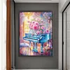 Piano-16CT Stamped Cross Stitch Egyptian Cotton 74*93cm/29.13*36.61in (Big Size) tapestrymarket