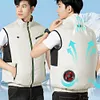 Cooling Vest Breathable Fishing Vest Sleeveless Workwear for Hot Weather Outdoor