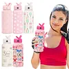 1L Insulated Water Bottle with Lid 32oz Travel Tumbler for Travel Gym and School
