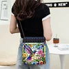 (US Local)Bucket Calf Diamond Painting Shopping Bag Diamond Art Shoulder Bag Commuting Bag Kits