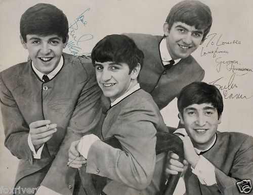 THE BEATLES Signed Photo Poster paintinggraph - Rock & Pop Star Legends - preprint