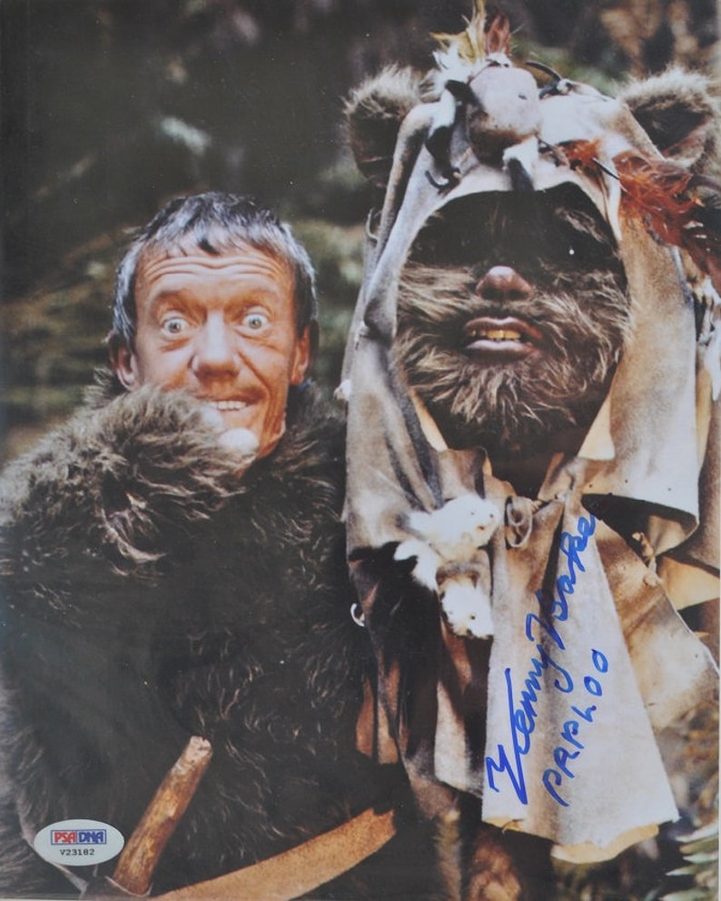 Kenny Baker STAR WARS 8x10 wCOA