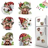 6Pcs K&auml;fer Zwerg - 5d DIY Handwerk Aufkleber Magnet