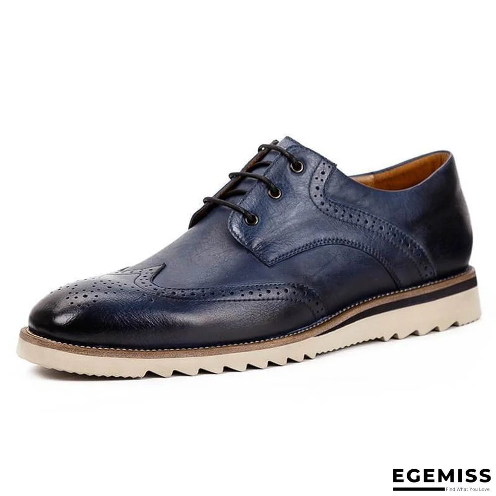 Men's Vintage Casual Brogue Shoes | EGEMISS