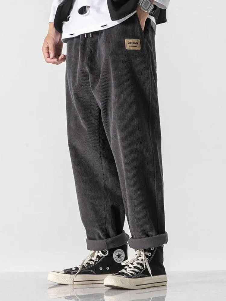 Brownm Boy Corduroy Jogger Pants