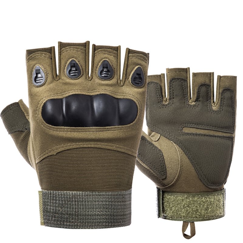 Men's Half-finger Mountaineering Protective Outdoor Tactical Gloves-Compassnice®