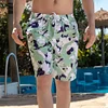 Gioiacombo&trade; Pantaloni da spiaggia casual da uomo larghi con stampa geometrica