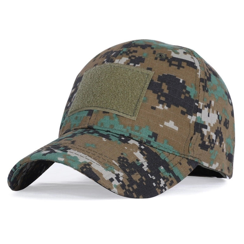 Camouflage Pattern Outdoor Baseball Cap Men’s And Women’s Tactical Camouflage Hat Special Forces Camouflage Cap Personalized Cap