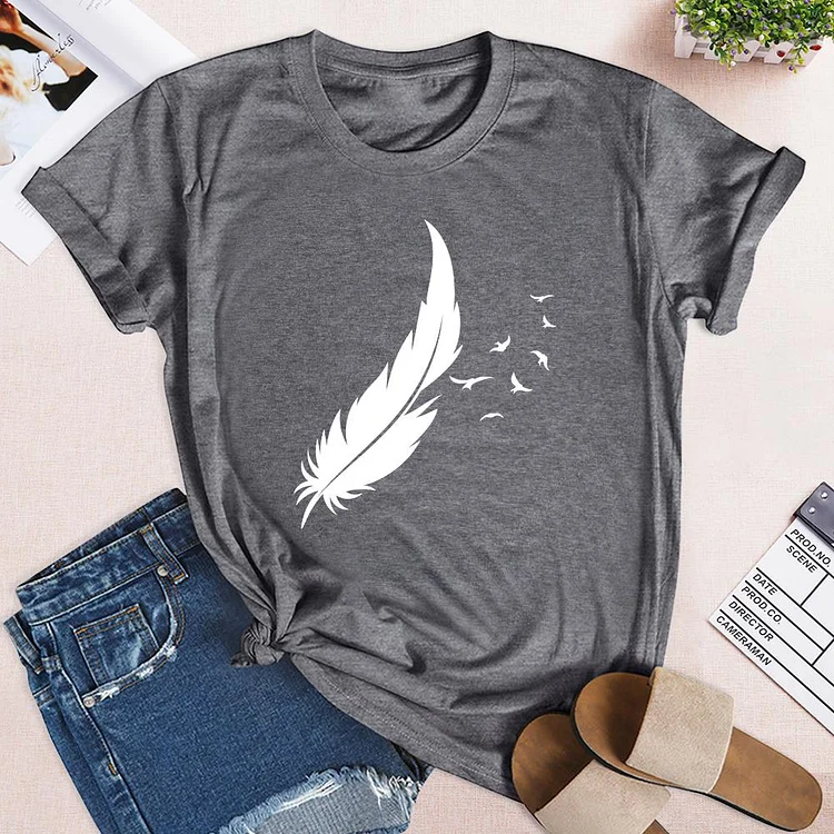 Feather Birds  T-Shirt Tee-04351-Annaletters