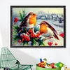 Robin and Snow  | Full Square Diamond Painting Kits