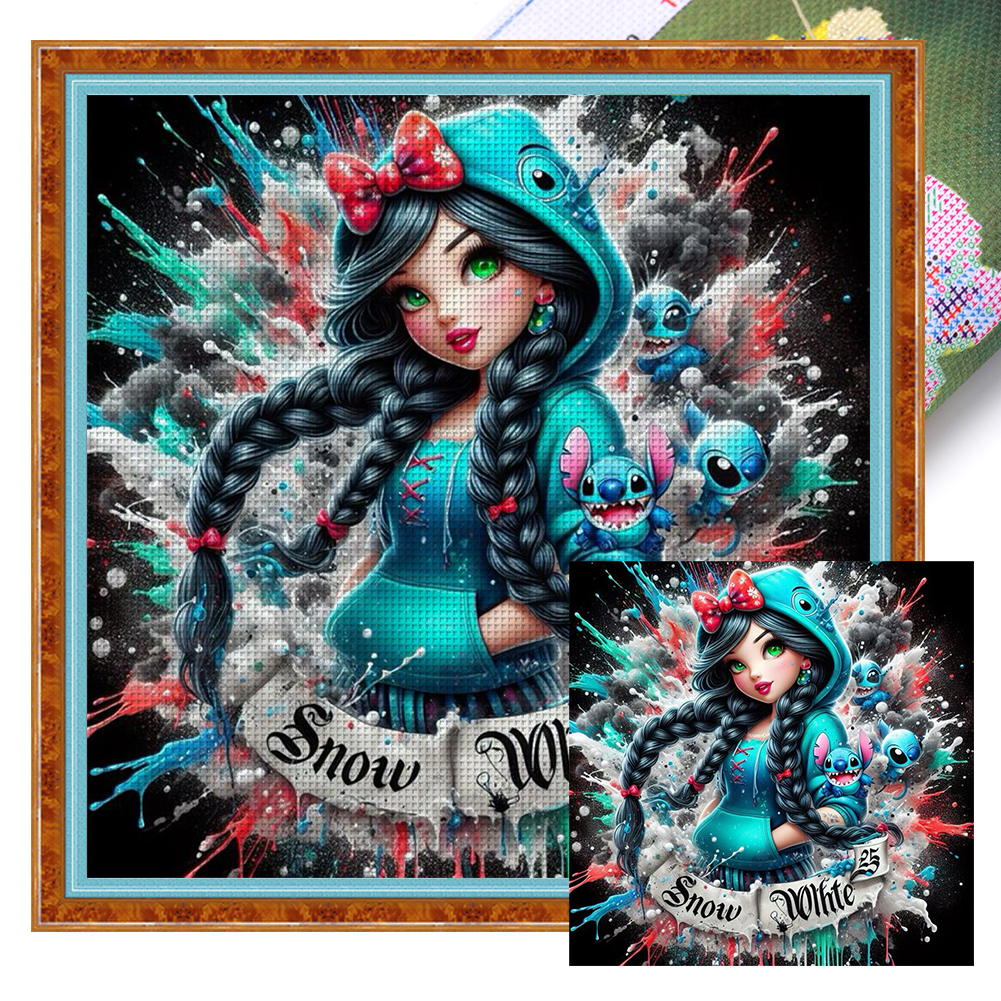 Stitch Full 14CT Pre-stamped Canvas(45*45cm) Cross Stitch
