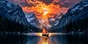 Luxury AB Velvet Diamond Painting Kit - Landscape