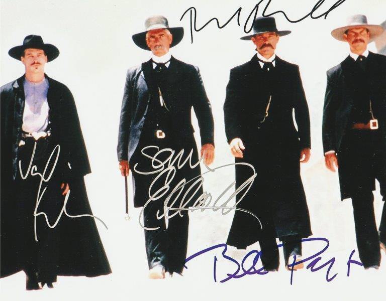 REPRINT - TOMBSTONE Cast Autographed Signed 8 x 10 Photo Poster painting Poster RP