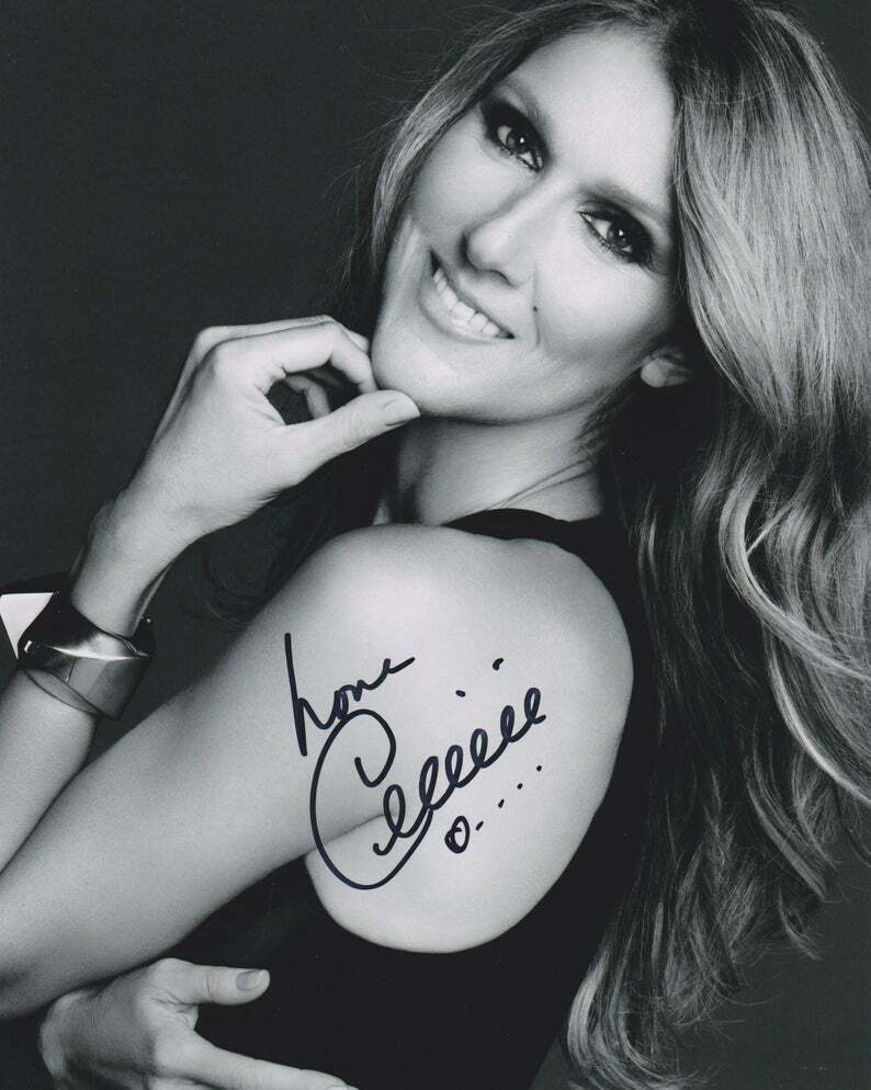 Celine Dion Autographed Signed 8x10 Photo Poster painting REPRINT