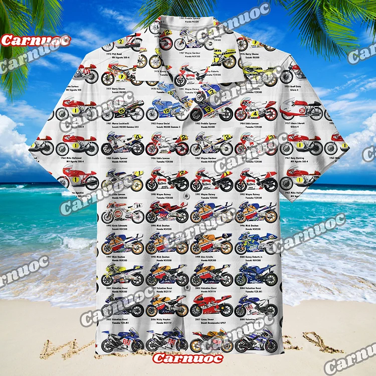 MotoGP Champions 1949-2015 | Hawaiian Shirt
