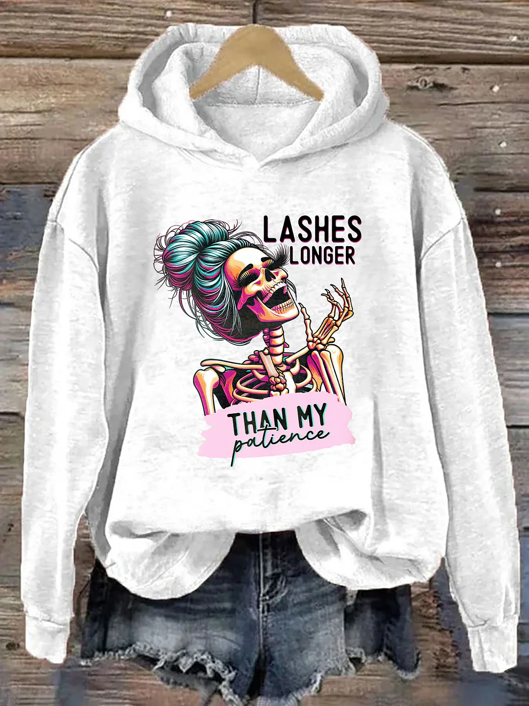 Lashes Longer Than My Patience Hoodie