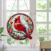 (US Only)Cardinal 2D Flat DIY Diamond Painting Set Diamond Art Pendant Home Wall Decor
