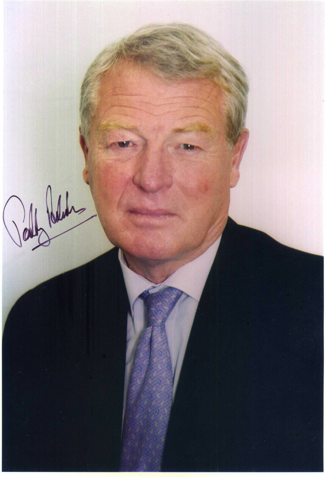 PADDY ASHDOWN Signed Photo Poster paintinggraph - former Politician British MP - preprint