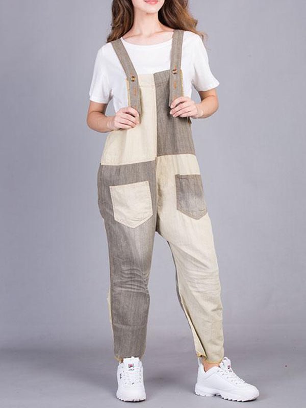 Dual Ikat Overall Dungaree