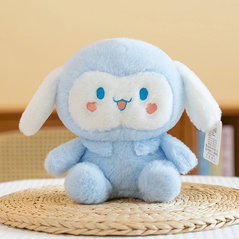 Bubble Mart Paradise Rab Plush Large Capacity Cute Tote Bag Embroidered Shoulder Bag Handbag