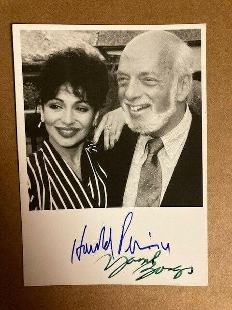 HAL PRINCE Famous Broadway Director & Producer Signed ~4x6 Photo Poster painting(with Starlet)