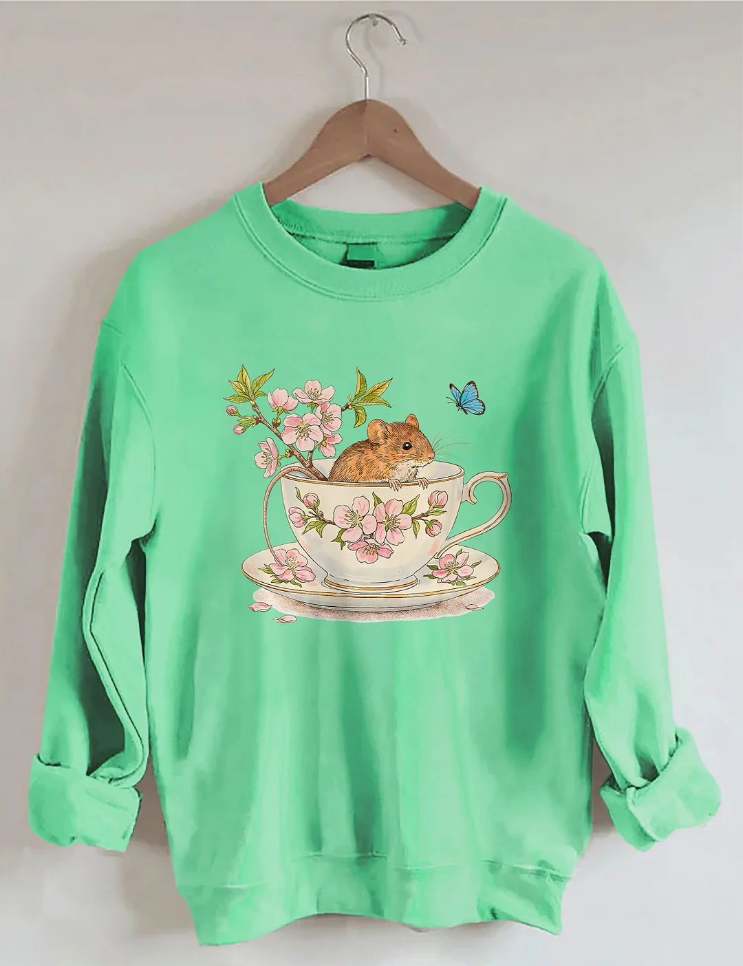 Cottagecore Mouse Sweatshirt