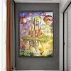 Castle Full Stamped Cross Stitch 11CT 3-Strand Large Size 50x67cm