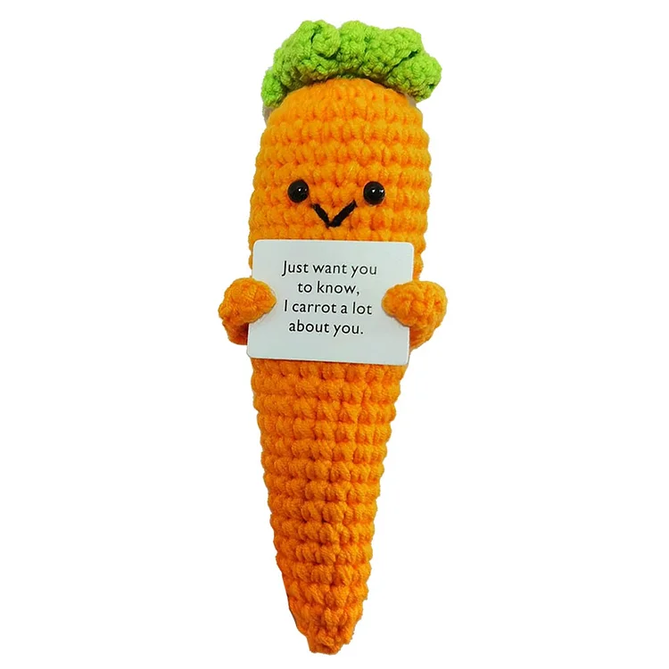 Handmade I Care About You Carrot