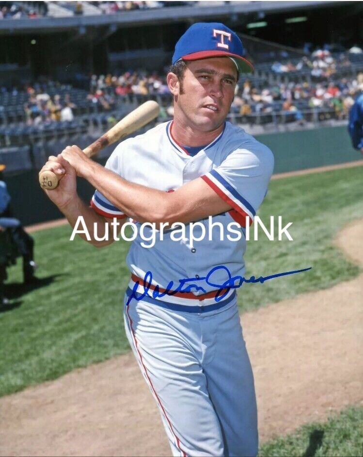 Dalton Jones Autographed 8x10 Texas Rangers