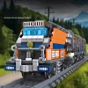 Jie Star Railway Express Building Block Model | DIY Science & Educational Puzzle, Creative Ornament