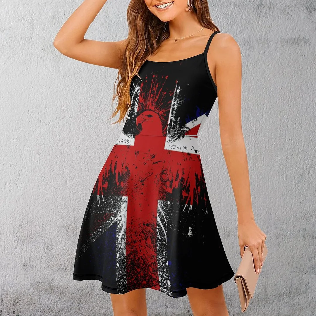 Women's Sling Dress British Flag